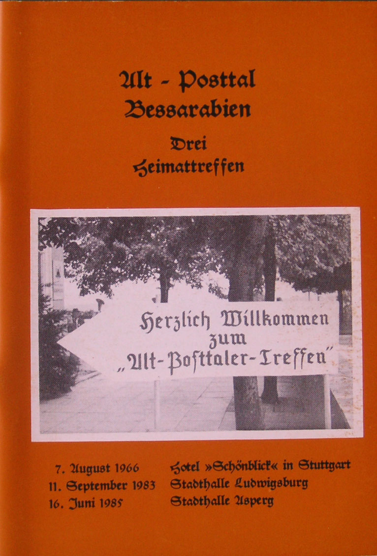 Alt-Posttal, kl. Broschüre "3 Heimattreffen"