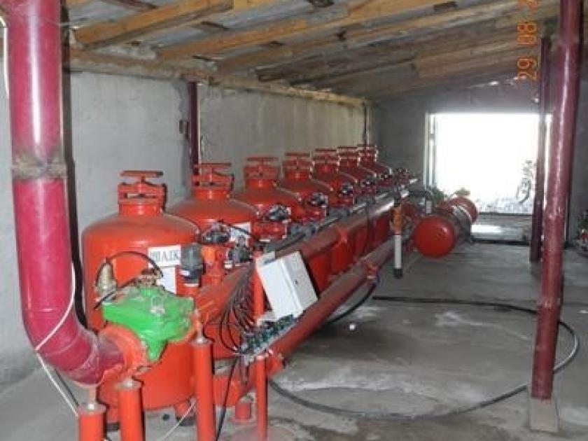 Pumpstation der „Tröpfchen-Bewässerungsanlage“ 