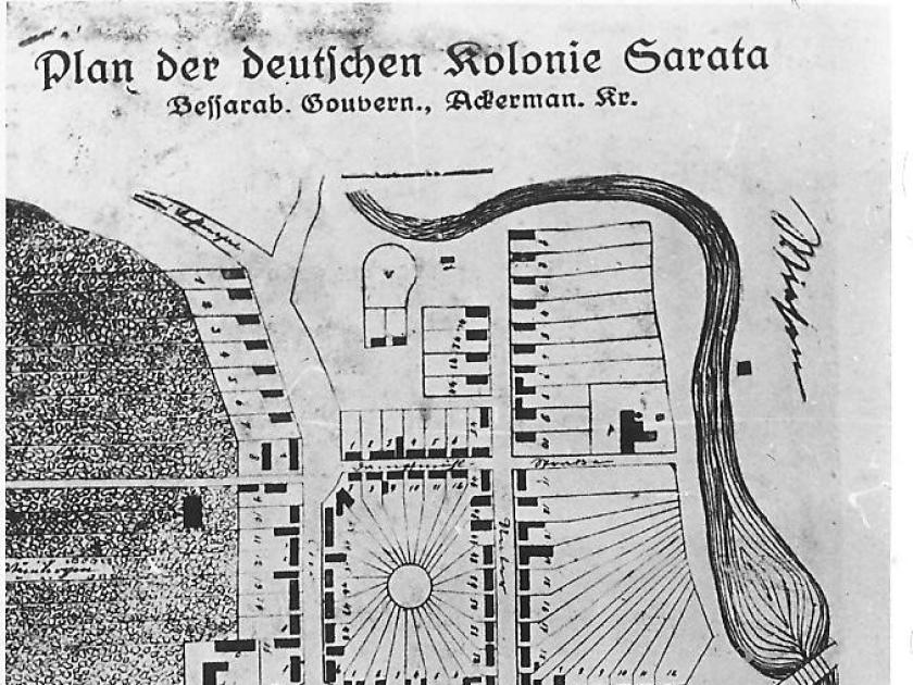 Ortsplan von Sarata