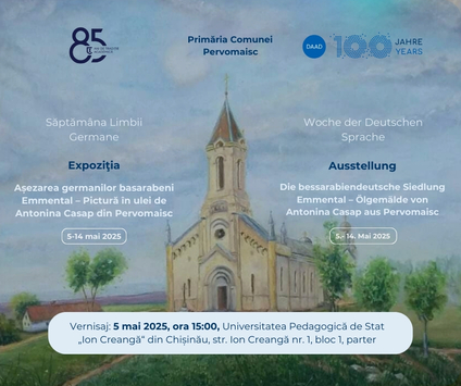 Ausstellung: die bessarabiendeutschen Siedlungen Emmental - Ölgemälde