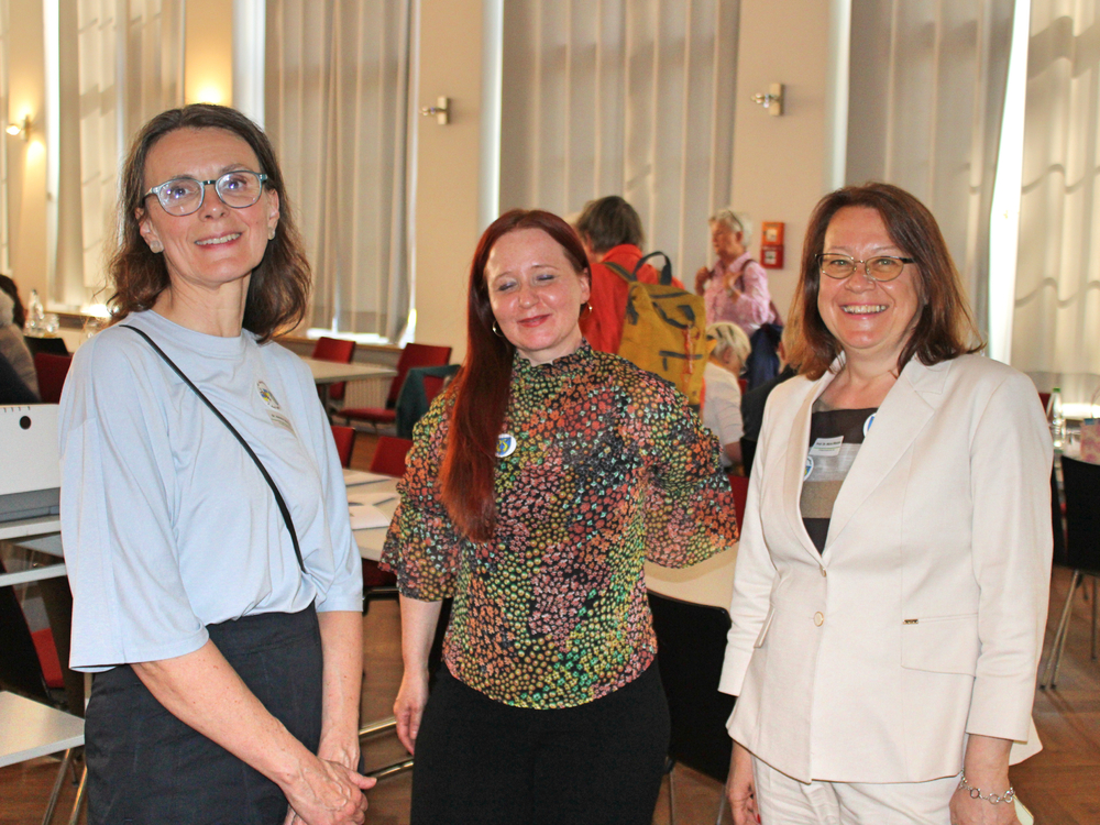 Heinke Fabritius, Andreea Wisosenschi und Maria Muscan, Foto: Tobias Weger