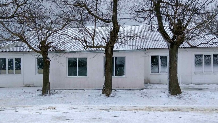 Das Kulturhaus in Seimeny im Winter 2019