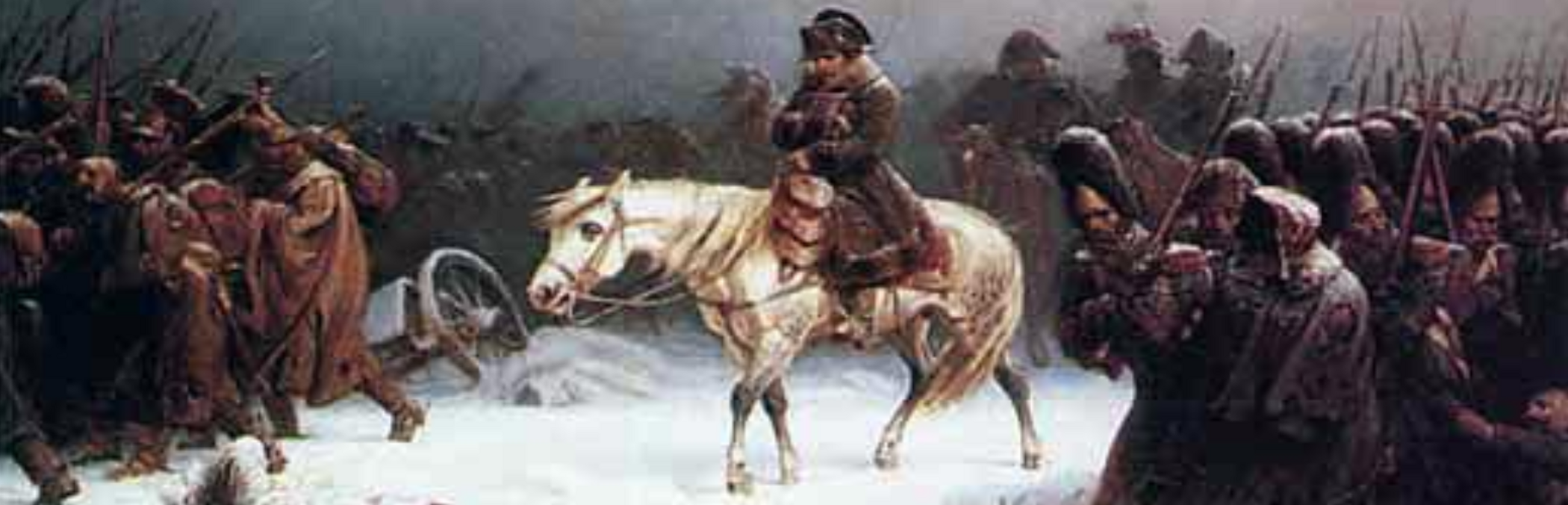Napoleon auf dem R&uuml;ckzug von Moskau