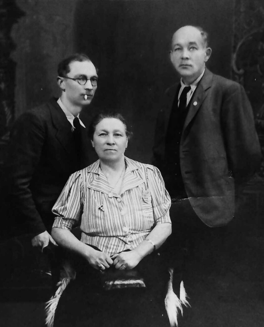 Familie Kostenski: Bruno, Ottilia und Heinrich