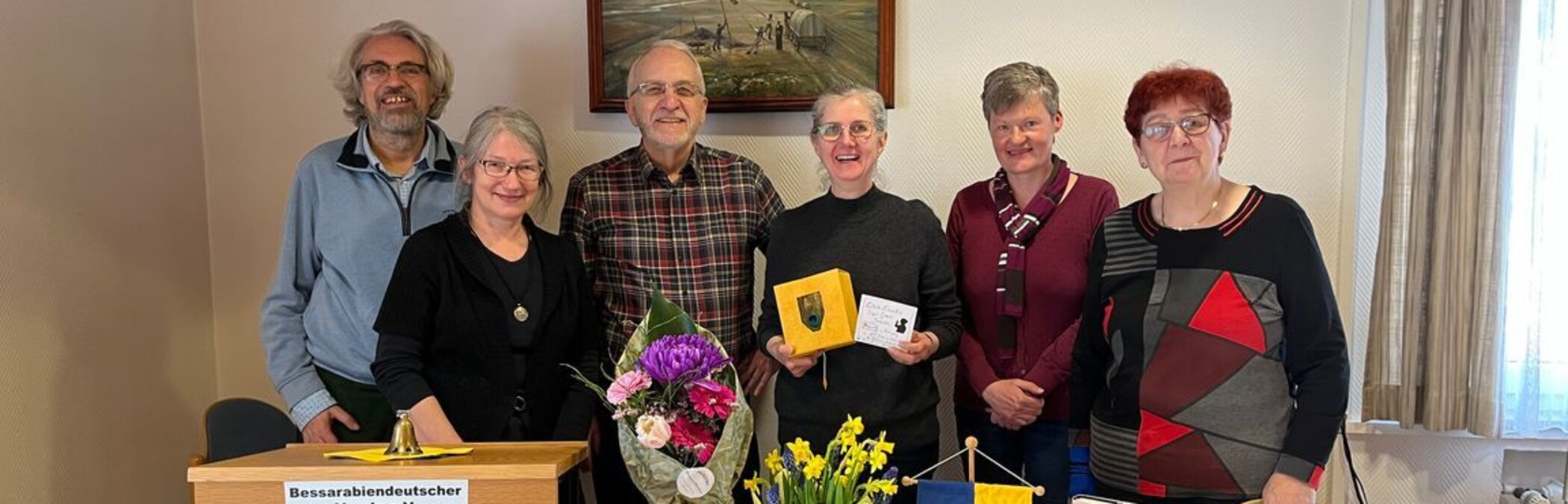 Von links nach rechts: Olaf Schulze, Dagmar Kanz, Hartmut Knopp, Claudia Schneider, Nicole Bussler, Susanne Knopp.