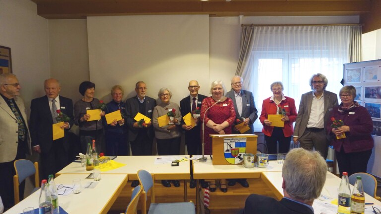 Ehrung der Museumspaten bei der feierlichen Er&ouml;ffnung der neu gestalteten Dauerausstellung am 21. Januar 2024