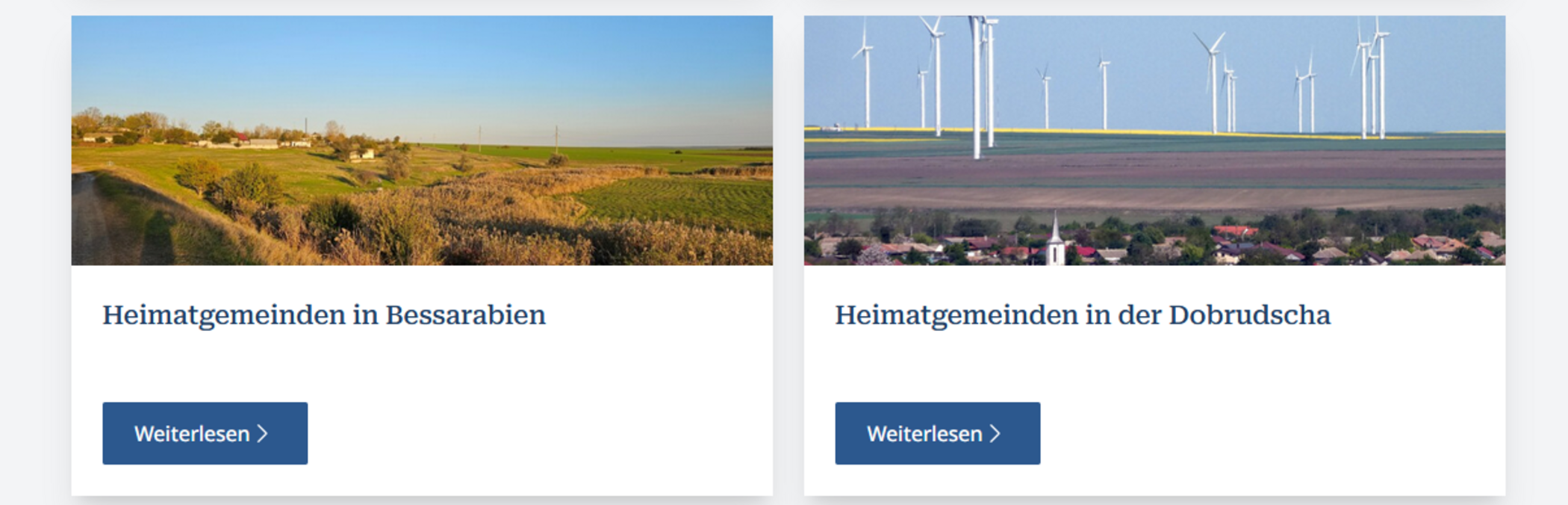 Heimatgemeinden auf unserer Homepage